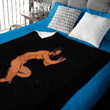 Discover Greek God Pan playing a flute Baby Blankets