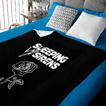 Discover Sleeping with Sirens Rose Logo Classic Baby Blankets
