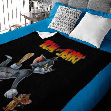 Discover Tom & Jerry Mens' Throwback 3D Baby Blankets
