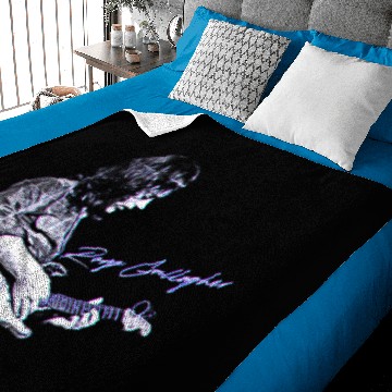 Discover Rory Gallagher Psychedelic Style Pop Art Design - Rory Gallagher - Baby Blankets