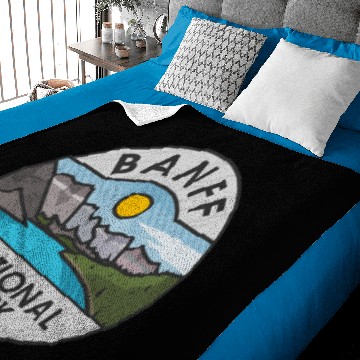 Discover Banff National Park Baby Blankets