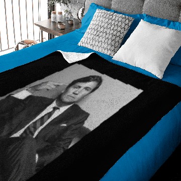 Discover Tucker Carlson Middle Finger   Classic Baby Blankets