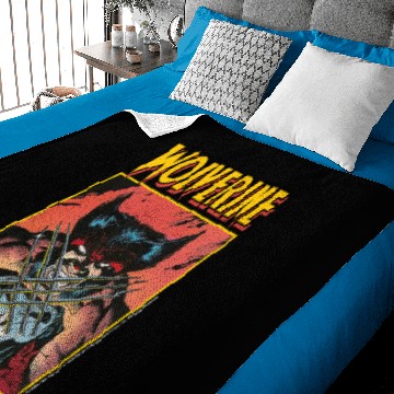 Discover Vintage 1989 Marvel Comics Wolverine X Punisher 3D Baby Blankets