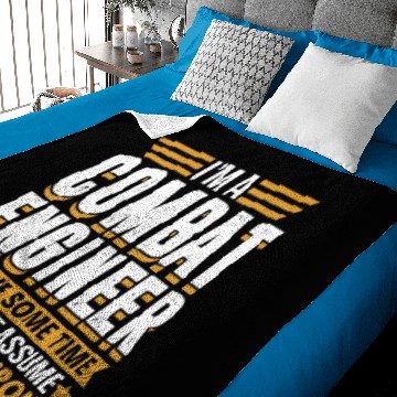 Discover Combat Engineer I’m Never Wrong Baby Blankets