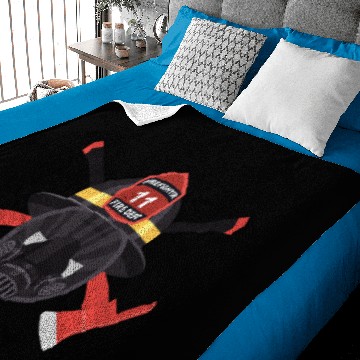 Discover firefighter helmet Baby Blankets