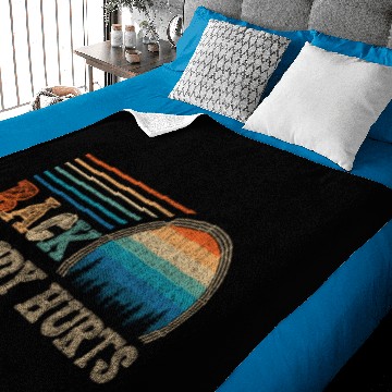 Discover Back and Body Hurts Meme Baby Blankets
