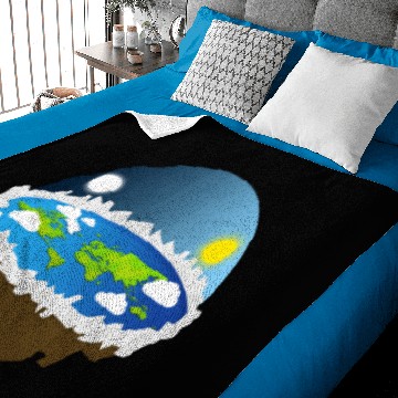 Discover Flat Earth Baby Blankets