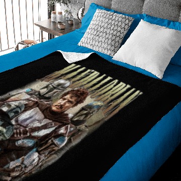 Discover Mandalorian Pedro Pascal Vintage Baby Blankets