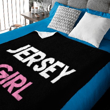Discover New Jersey Girl Shore Beach Baby Blankets