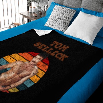 Discover Tom Selleck Sexy Hot 80s - Tom Selleck - Baby Blankets