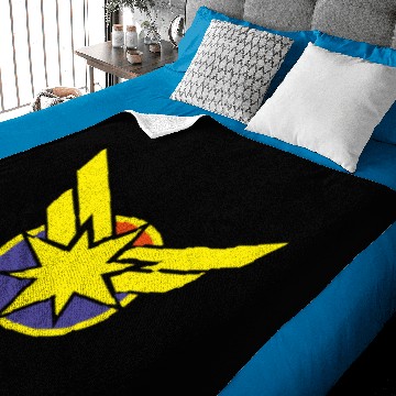Discover Captain Marvel Colorful Baby Blankets