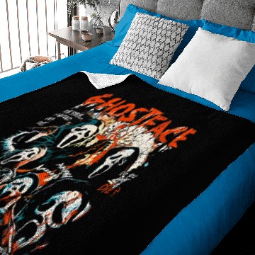 Discover Vintage Scream Ghostface Baby Blankets