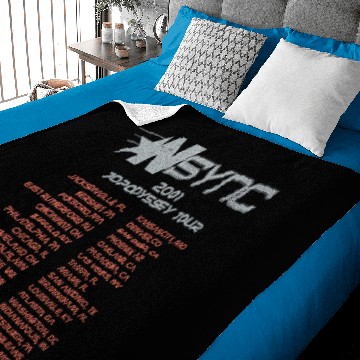 Discover Vintage Nsync 2001 Popodyssey Tour Baby Blankets