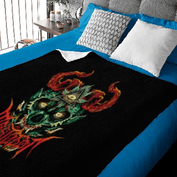 Discover Mastodon Unisex Baby Blankets: Leaf Beast