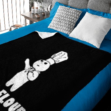 Discover White Flour Funny Baby Blankets