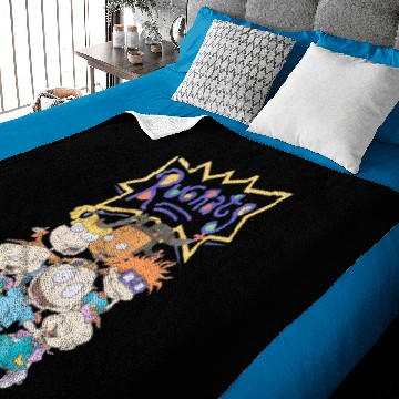 Discover Mens Nick 90s Rugrats White Baby Blankets