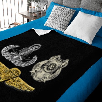 Discover Navy - Special - Eod Airborne First Class Diver - Baby Blankets