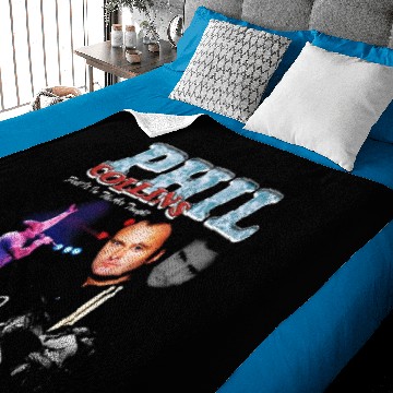 Discover Phil Collins Bootleg Black Baby Blankets