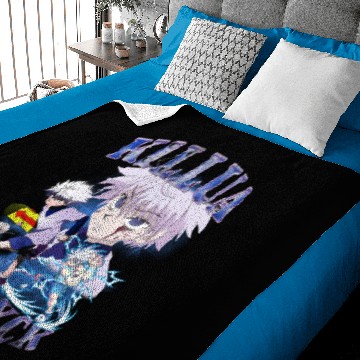 Discover Zoldyck Killua Anime Vintage Style Baby Blankets!