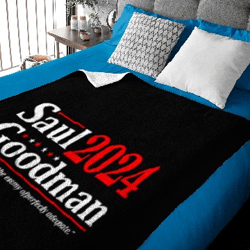 Discover Saul Goodman '24 - election funny lawyer humor Baby Blankets
