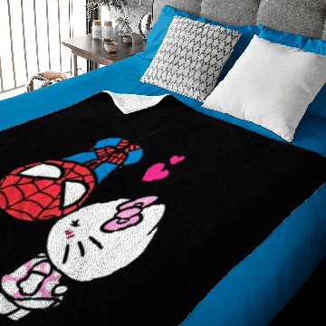 Discover Hello Kitty and Spider-Man Lovers Baby Blankets