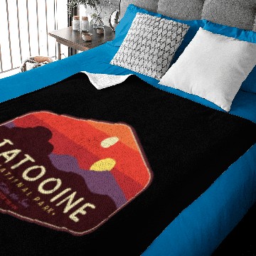 Discover Tatooine Sunset Baby Blankets