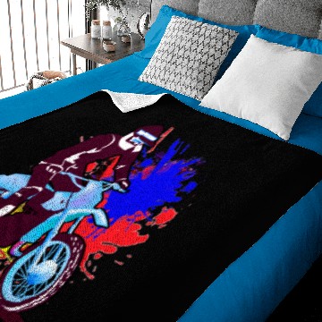 Discover Racing Dirt Bike Motocross xtreme sport Baby Blankets Baby Blankets