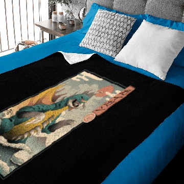 Discover Alien Kaiju Ukiyo-e - Gigan - Baby Blankets