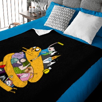 Discover Adventure Time Baby Blankets