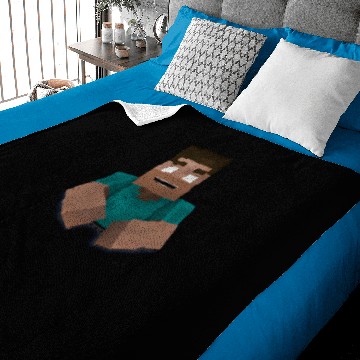 Discover Minecraft Pocket Herobrine Baby Blankets