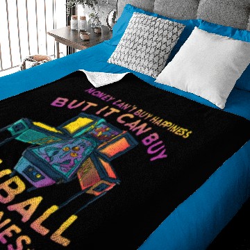 Discover Retro Vintage Arcade Gift - Men or Women Pinball Baby Blankets