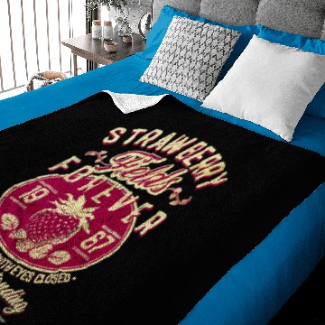 Discover Strawberry Fields Forever, Strawberry Fields Music Lover Baby Blankets