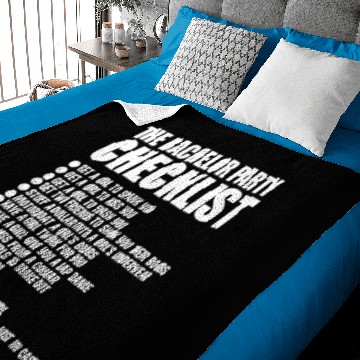 Discover Bachelor Party Checklist Groomsmen Baby Blankets