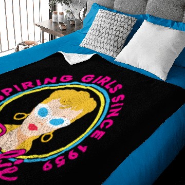 Discover Barbie 60th Anniversary Inspiring Girls Since 59 Baby Blankets Baby Blankets