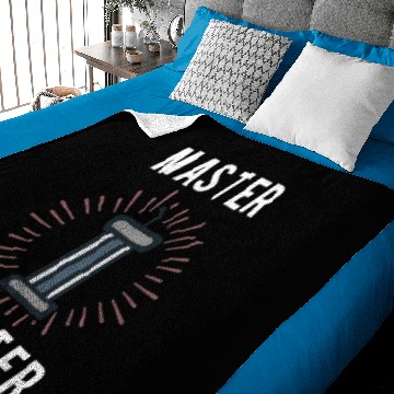 Discover Master Debater Debate Debating Baby Blankets