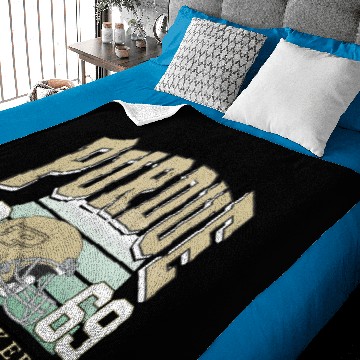Discover Retro 90's Purdue Crewneck Baby Blankets