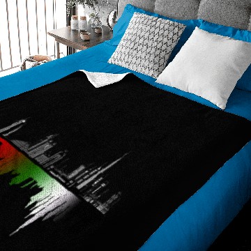 Discover Dubai Skyline Baby Blankets