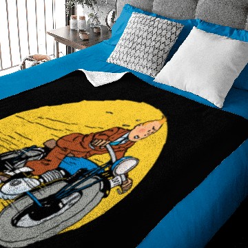Discover TinTin Adventure Baby Blankets