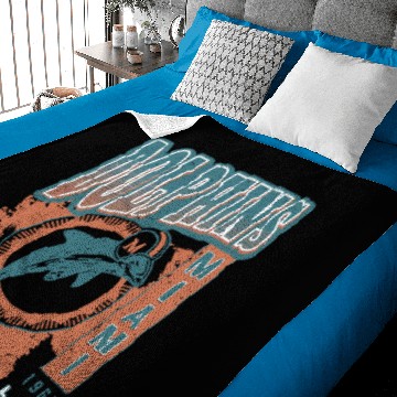 Discover Vintage Miami Dolphin Football Baby Blankets