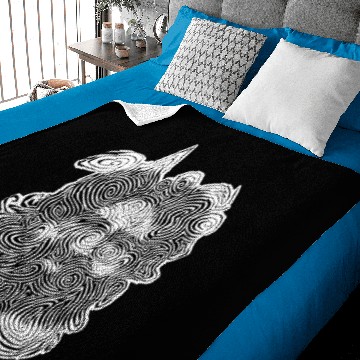 Discover Jerry Garcia swirly Baby Blankets