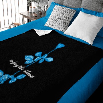 Discover Enjoy The Silence - Blue - Depeche Mode - Baby Blankets