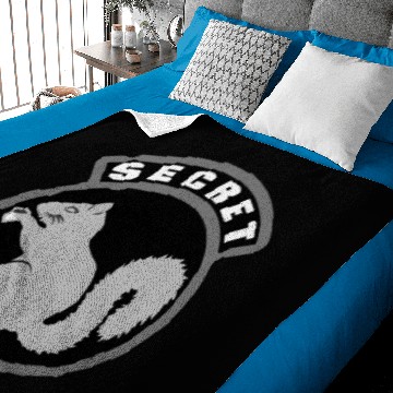 Discover Secret Squirrel Military Intelligence Usaf Patch Baby Blankets