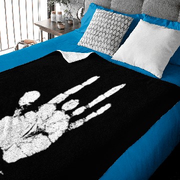 Discover Jerry Garcia Hand print Baby Blankets