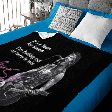 Discover Bruce Springsteen Thunder Road Lyric Baby Blankets