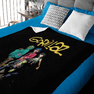 Discover Gorillaz Baby Blankets