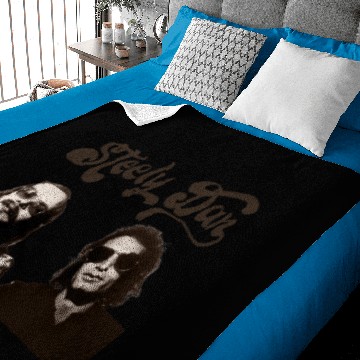 Discover Retro Style Steely Dan Band Members Baby Blankets