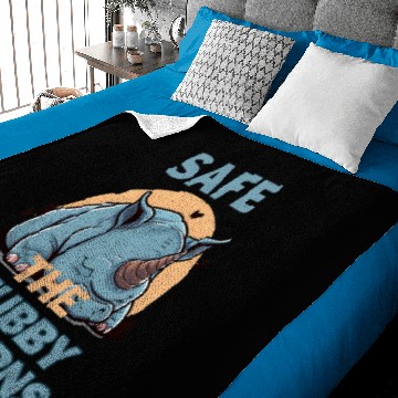 Discover Rhino Gift Save the Rhinos 2Rhino horns international animal day 21 Baby Blankets
