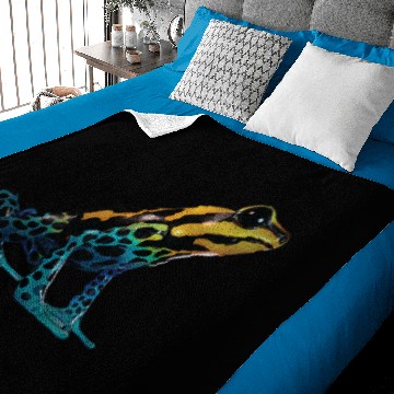 Discover Frog Gift Funny Poison Dart Frog Dendrobatidae Poison Arrow Frog Lover Baby Blankets