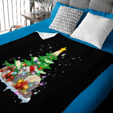 Discover Ferret Gift Lighting xmass Tree Ferret Christmas Tree Baby Blankets