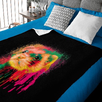 Discover Ferret Gift Water Art Weasel Animal Furry Ferret Baby Blankets